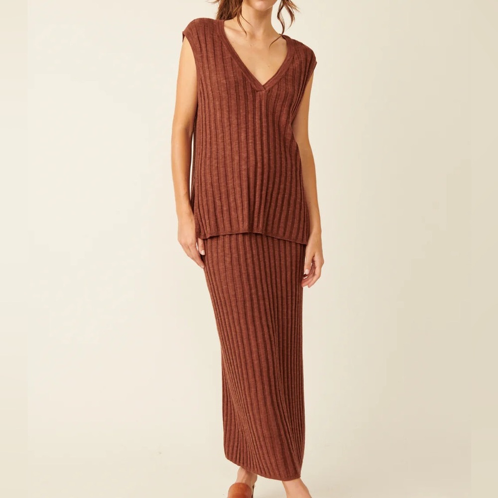 Free People Beach Veda Sweater Set - Picture 1 of 7